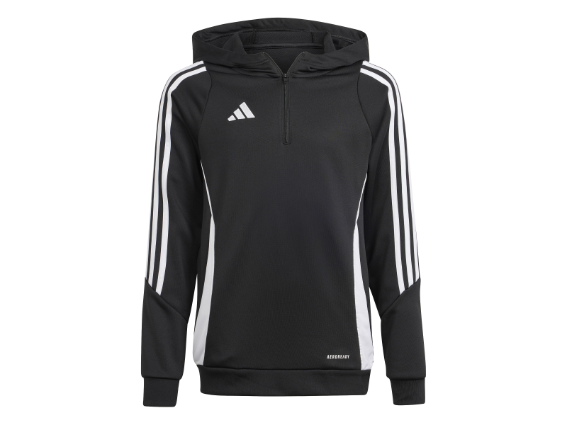 ADIDAS TIRO24 TR HOOD JR. - BLACK/WHITE