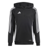 ADIDAS TIRO24 TR HOOD JR. - BLACK/WHITE