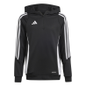 ADIDAS TIRO24 TR HOOD JR. - BLACK/WHITE