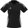 ADIDAS TIRO24 SW TEE W - BLACK/WHITE
