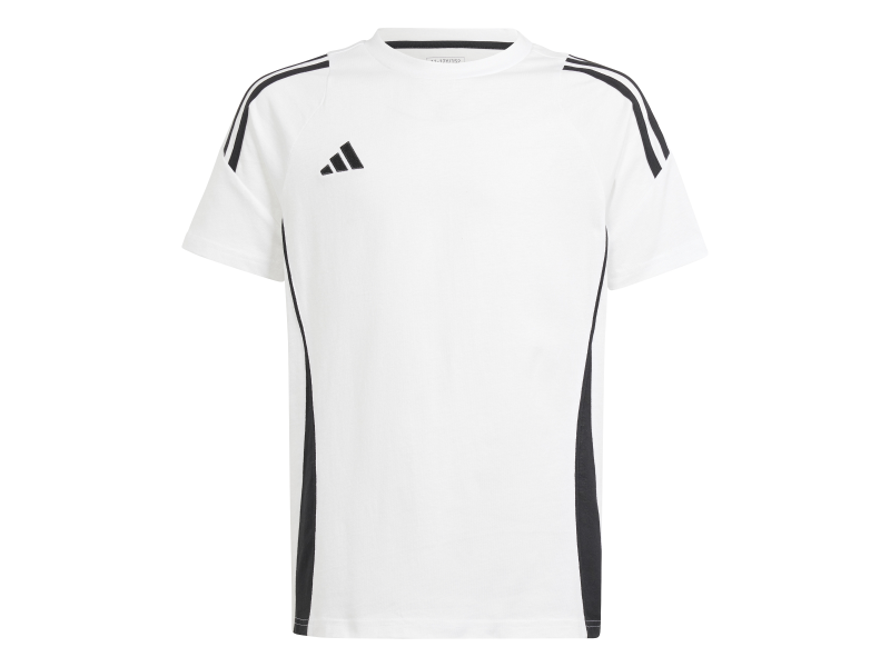 ADIDAS TIRO24 SW TEE JR. - WHITE/BLACK