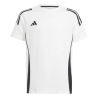 ADIDAS TIRO24 SW TEE JR. - WHITE/BLACK