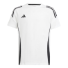 ADIDAS TIRO24 SW TEE JR. - WHITE/BLACK