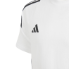 ADIDAS TIRO24 SW TEE JR. - WHITE/BLACK