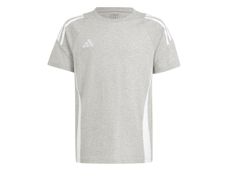 ADIDAS TIRO24 SW TEE JR. - MGREYH/WHITE
