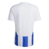 ADIDAS STRIPED 24 JSY - WHITE/ROYBLU