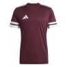 ADIDAS SQUADRA25 JERSEY SHORT SLEEVE - TEAM MAROON 2/WHITE