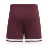 ADIDAS SQUADRA25 SHORTS - TEAM MAROON 2/WHITE
