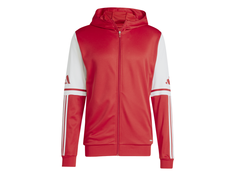 ADIDAS SQUADRA25 HOODY - TEAM POWER RED 2/WHITE