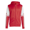 ADIDAS SQUADRA25 HOODY - TEAM POWER RED 2/WHITE