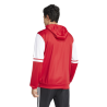 ADIDAS SQUADRA25 HOODY - TEAM POWER RED 2/WHITE