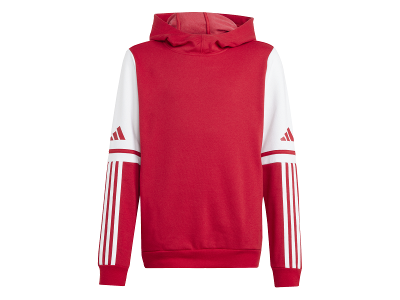 ADIDAS SQUADRA25 SWEAT HOODY JR. - TEAM POWER RED 2/WHITE