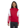 ADIDAS SQUADRA25 SWEAT HOODY JR. - TEAM POWER RED 2/WHITE