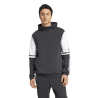 ADIDAS SQUADRA25 SWEAT HOODY - BLACK/WHITE