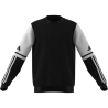 ADIDAS SQUADRA25 SWEAT CREW JR. - BLACK/WHITE
