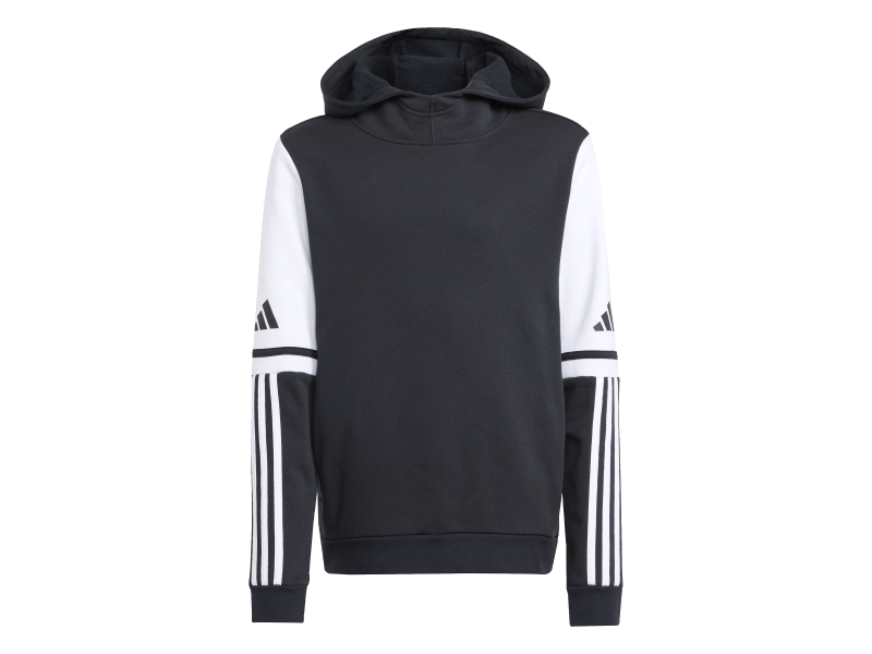 ADIDAS SQUADRA25 SWEAT  HOODY JR. - BLACK/WHITE