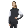 ADIDAS SQUADRA25 SWEAT  HOODY JR. - BLACK/WHITE