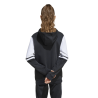 ADIDAS SQUADRA25 SWEAT  HOODY JR. - BLACK/WHITE