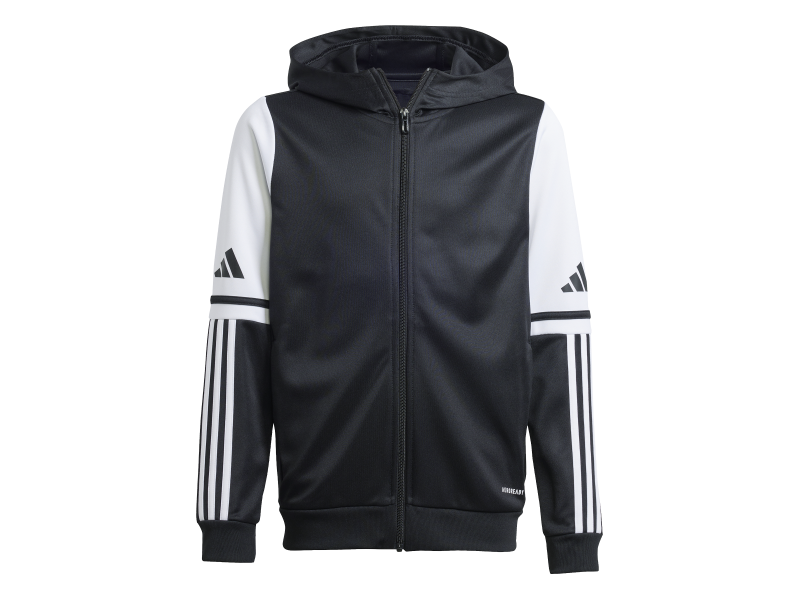 ADIDAS SQUADRA25 HOODY JR. - BLACK/WHITE