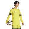 ADIDAS SQUADRA25 JERSEY LONG SLEEVE - TEAM YELLOW/BLACK