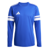 ADIDAS SQUADRA25 JERSEY LONG SLEEVE - TEAM ROYAL BLUE/WHITE