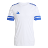 ADIDAS SQUADRA25 JERSEY SHORT SLEEVE - WHITE/TEAM ROYAL BLUE