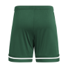 ADIDAS SQUADRA25 SHORTS - TEAM DARK GREEN/WHITE
