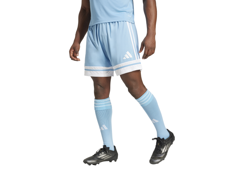 ADIDAS SQUADRA25 SHORTS - TEAM LIGHT BLUE/WHITE