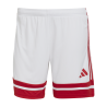 ADIDAS SQUADRA25 SHORTS - WHITE/TEAM POWER RED 2