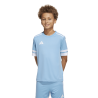 ADIDAS SQUADRA25 JERSEY SHORT SLEEVE JR. - TEAM LIGHT BLUE/WHITE