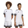 ADIDAS SQUADRA25 JERSEY SHORT SLEEVE JR. - WHITE/BLACK