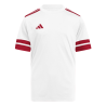 ADIDAS SQUADRA25 JERSEY SHORT SLEEVE JR. - WHITE/TEAM POWER RED 2