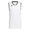 ADIDAS 3G SPEED REV. BASKETBALL AEROREADY JERSEYS - WHITE/BLACK