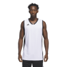 ADIDAS 3G SPEED REV. BASKETBALL AEROREADY JERSEYS - WHITE/BLACK