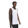 ADIDAS 3G SPEED REV. BASKETBALL AEROREADY JERSEYS - WHITE/BLACK