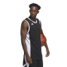 ADIDAS 3G SPEED REV. BASKETBALL AEROREADY JERSEYS - BLACK/WHITE