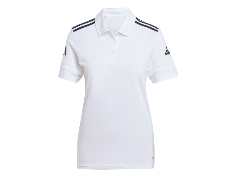 ADIDAS SQUADRA25 COTTON POLO - WHITE/BLACK