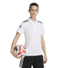 ADIDAS SQUADRA25 COTTON POLO - WHITE/BLACK