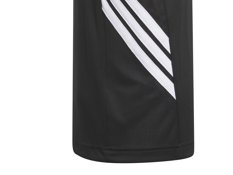 ADIDAS 3G SPEED REV. BASKETBALL AEROREADY JERSEYS JR. - BLACK/WHITE