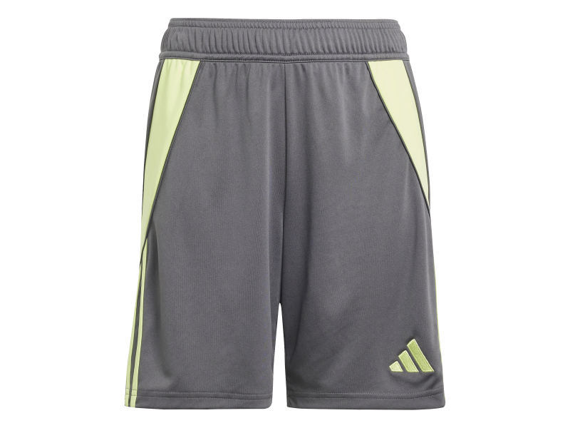 ADIDAS TIRO24 SHORT JR. - GREY FIVE/PULSE LIME