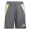 ADIDAS TIRO24 SHORT JR. - GREY FIVE/PULSE LIME