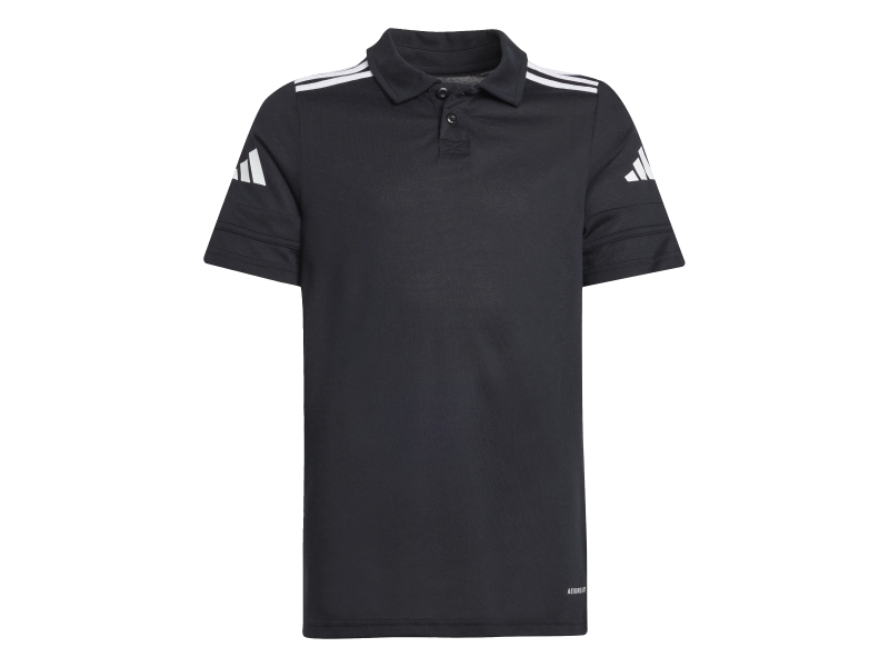 ADIDAS SQUADRA25 COTTON POLO JR. - BLACK/WHITE
