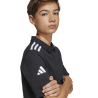 ADIDAS SQUADRA25 COTTON POLO JR. - BLACK/WHITE