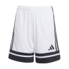 ADIDAS SQUADRA25 SHORTS JR. - WHITE/BLACK