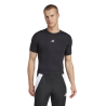 ADIDAS TECHFIT SHORT SLEEVE TEE MEN - BLACK