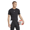 ADIDAS TECHFIT SHORT SLEEVE TEE MEN - BLACK