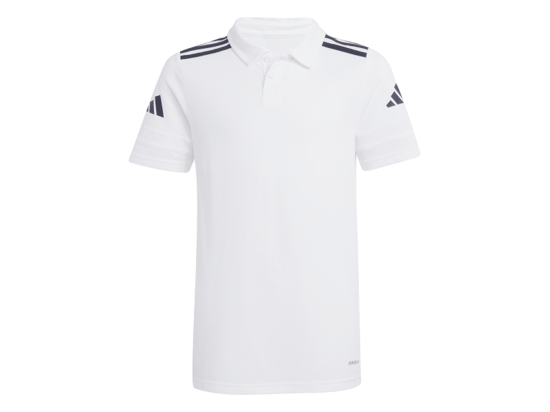 ADIDAS SQUADRA25 COTTON POLO JR. - WHITE/BLACK