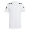 ADIDAS SQUADRA25 COTTON POLO JR. - WHITE/BLACK
