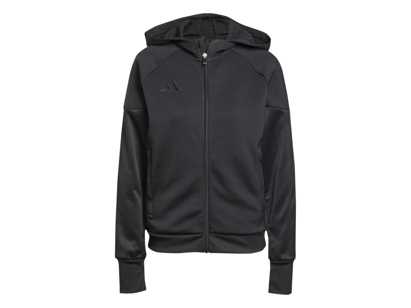 ADIDAS TIRO25 FULL ZIP HOODIE - BLACK