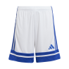 ADIDAS SQUADRA25 SHORTS JR. - WHITE/TEAM ROYAL BLUE